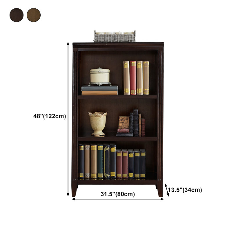 Solid Wood Standard Bookcase Modern Home Bookshelf with Rectangle Shelves Clearhalo 'Bookcases' 'furn' 'furn_bookcases' 'Furniture' 'Office Furniture' 5180560