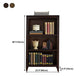 Solid Wood Standard Bookcase Modern Home Bookshelf with Rectangle Shelves Clearhalo 'Bookcases' 'furn' 'furn_bookcases' 'Furniture' 'Office Furniture' 5180561