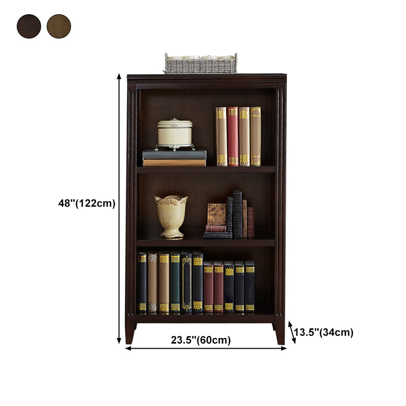 Solid Wood Standard Bookcase Modern Home Bookshelf with Rectangle Shelves Clearhalo 'Bookcases' 'furn' 'furn_bookcases' 'Furniture' 'Office Furniture' 5180561