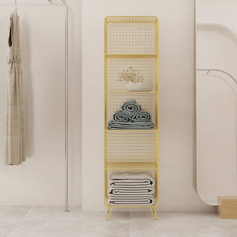 Modern Style Bookshelf Standard Closed Back Metal Bookshelf for Home