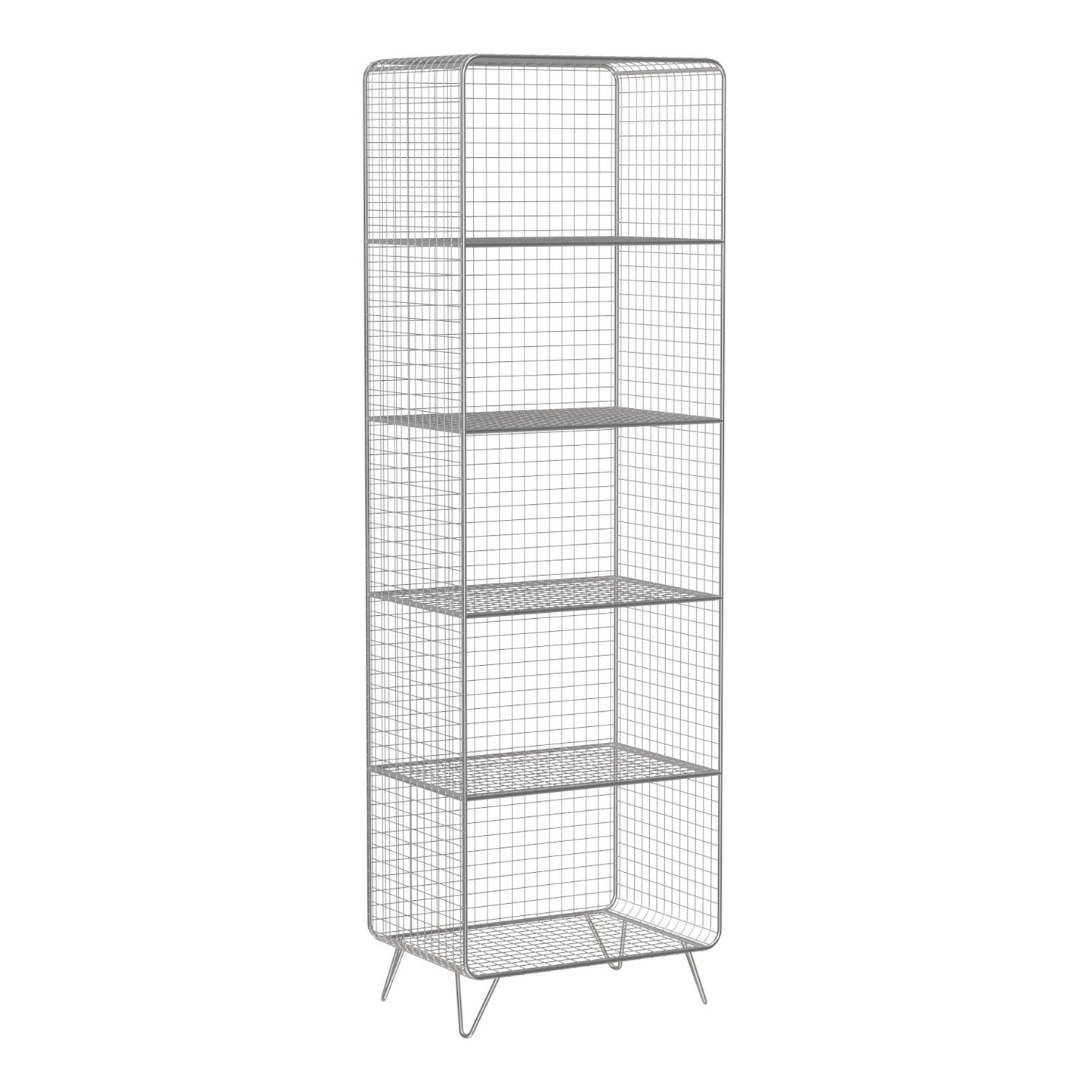 Libris de style moderne standard à l'arrière fermé étagère en métal pour la maison