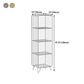Moderne Style Bookshelf Standard geschlossener Back Metal -Bücherregal für Zuhause
