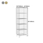 Moderne Style Bookshelf Standard geschlossener Back Metal -Bücherregal für Zuhause