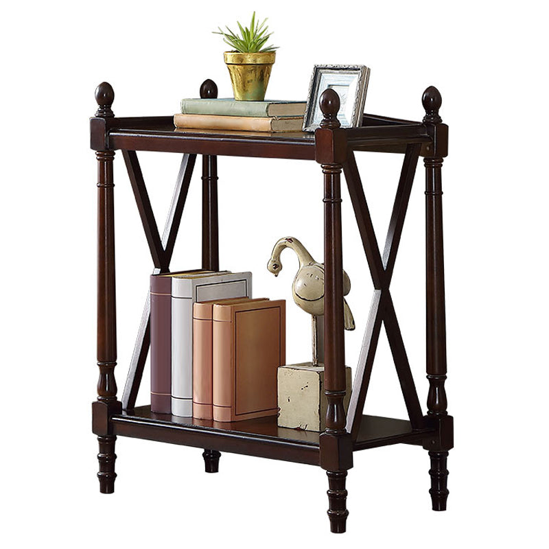 Solid Wood Standard Bookcase Modern Fixed Bookshelf for Home Office