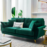 Contemporary Standard Flared Arm Sofa Convertible Sofa, 63.38" W x 35.82" D x 34.64" H Clearhalo 'furn' 'furn_sofas' 'Furniture' 'Living Room Furniture' 'Sofa' 'sofas' 5184016