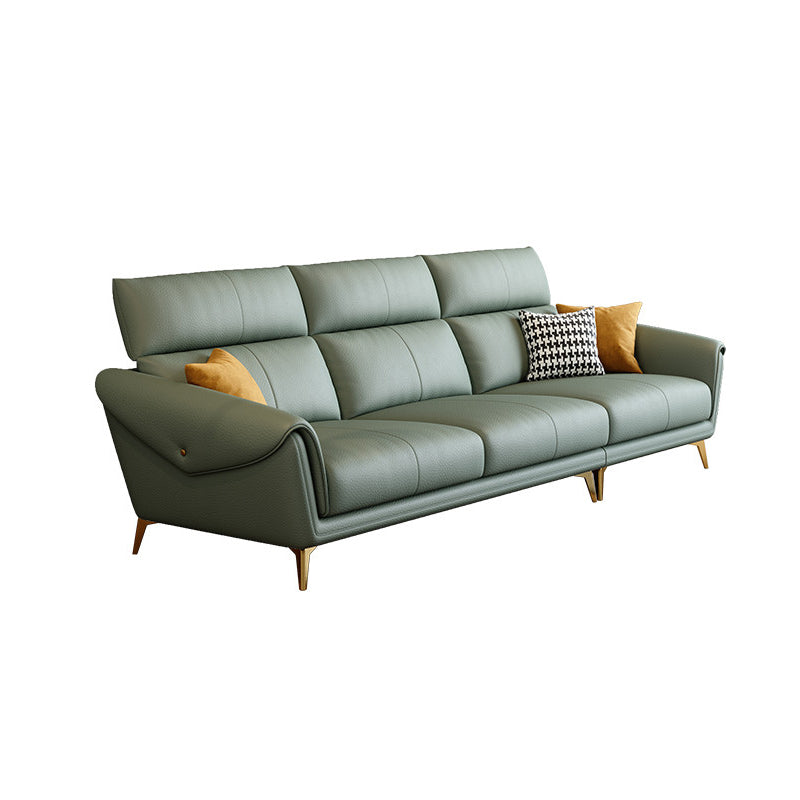 Faux lederen bank 37,40 "D x 37.40" H Flaar La Vared Arm Sofa voor woonkamer
