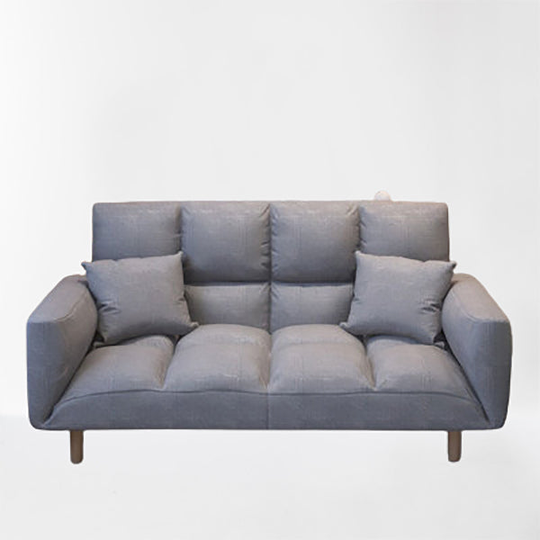 Linnen eigentijdse vierkante arm verstelbare sofa cabriolet bank voor woonkamer