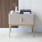 Contemporary Drawer Storage Wooden Bed Nightstand for Bedroom