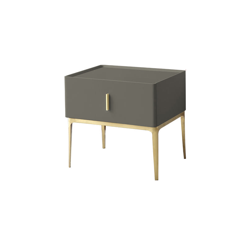 Contemporary Drawer Storage Wooden Bed Nightstand for Bedroom