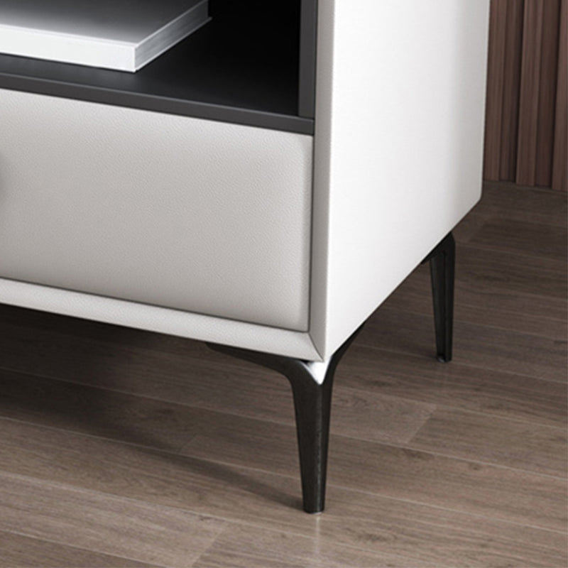 Stand de nuit en pierre / bois 19,69 "Tall Modern 1 - Tirer-Diroir