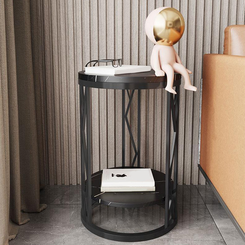 12,65 pouces de tête de nuit contemporain à 1 étagère