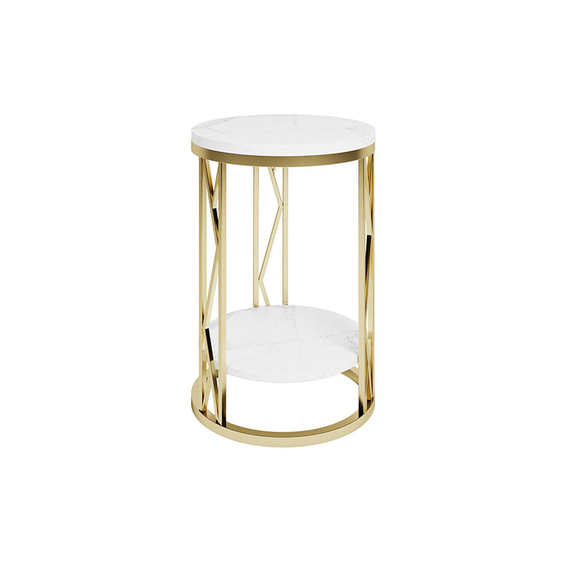 12,65 pouces de tête de nuit contemporain à 1 étagère