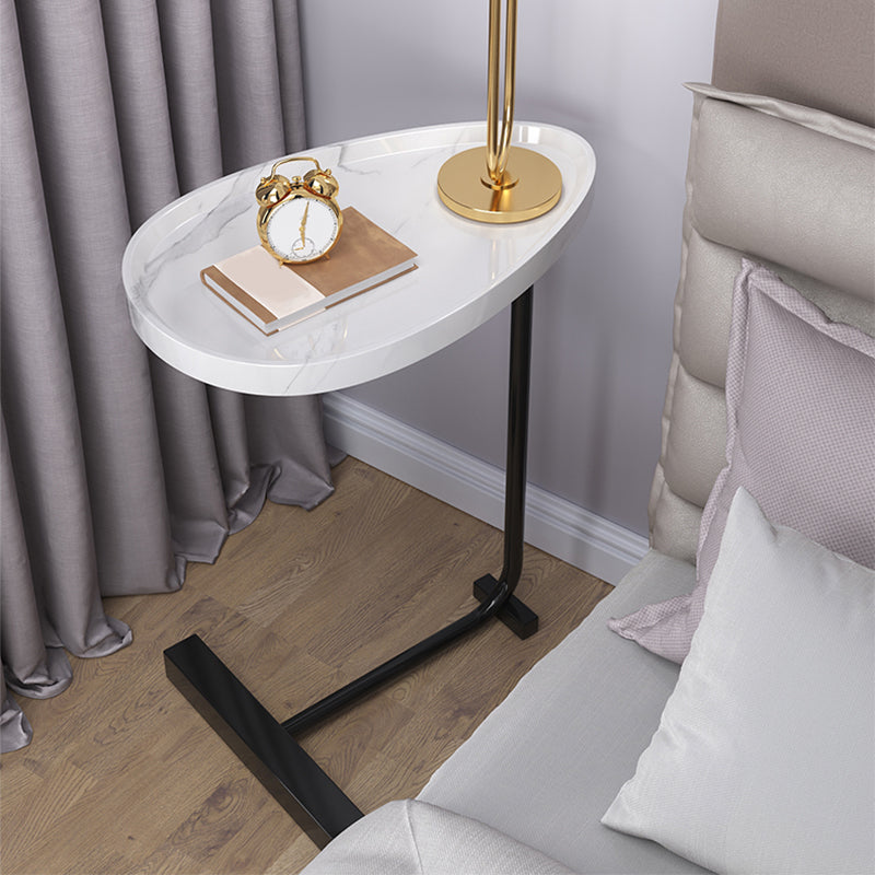 Wooden Nightstand 27.5" Tall Nightstand in Brown / White / Black Clearhalo 'Bedroom Furniture' 'furn' 'furn_night_stand' 'Furniture' 'night_stand' 'Nightstands' 5184443