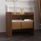 Tiroir en verre / stone Night Stand de 20,47 pouces de nuit de haut