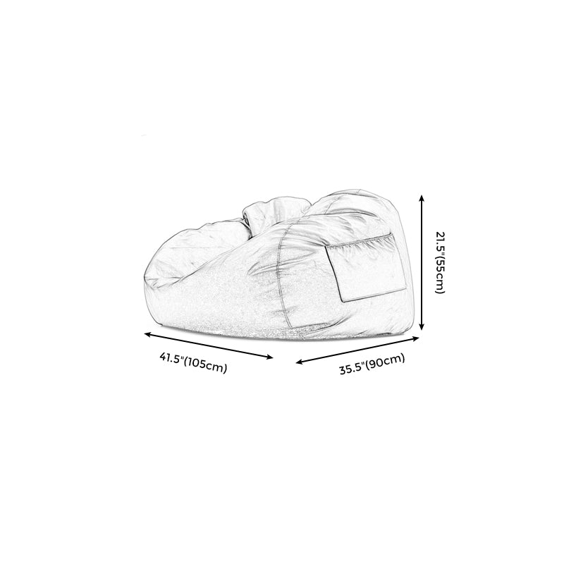 Les bras PU comprenaient une chaise d'accent en baril avec dos fixe pour le salon et la chambre