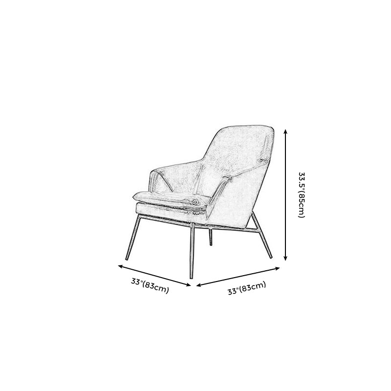 Les bras comprenaient un fauteuil accent avec dos fendu, 32,68 "W √ó 32.68" L √ó 33.46 "H