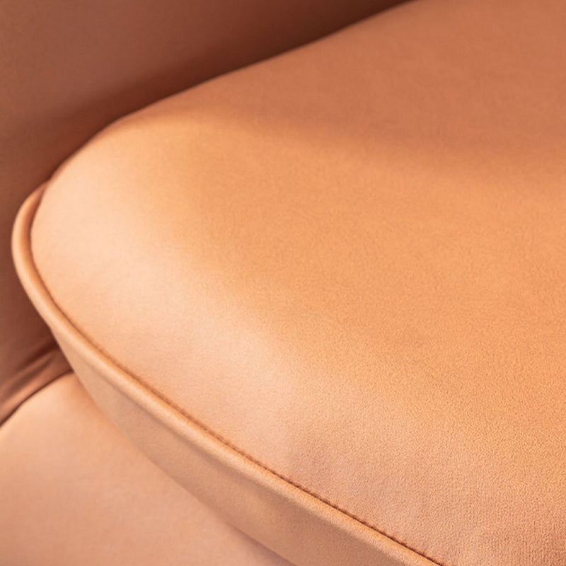 Faux lederen armstoel 31.49 "L x 27.55" W x 35.43 "H Flaarm lededarmen stoel voor woonkamer