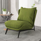 Velvet Chair 26.3" L x32.6"W x29.5"H Armless Chair for Living Room Green Without Ottoman Clearhalo 'Accent Chairs' 'accent_chairs' 'Chairs & Seating' 'furn' 'furn_accent_chairs' 'Furniture' 'Living Room Furniture' 5184632