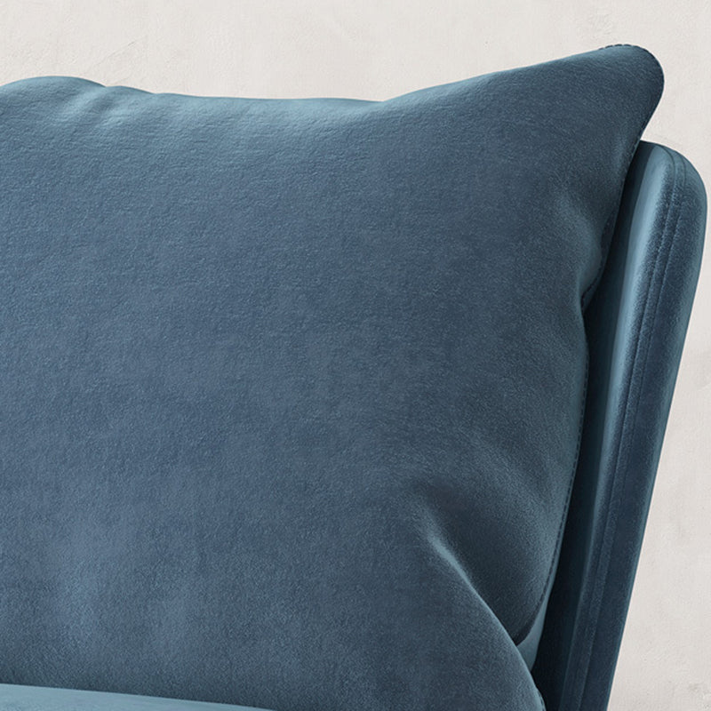 Velvet Chair 26.3" L x32.6"W x29.5"H Armless Chair for Living Room Clearhalo 'Accent Chairs' 'accent_chairs' 'Chairs & Seating' 'furn' 'furn_accent_chairs' 'Furniture' 'Living Room Furniture' 5184638