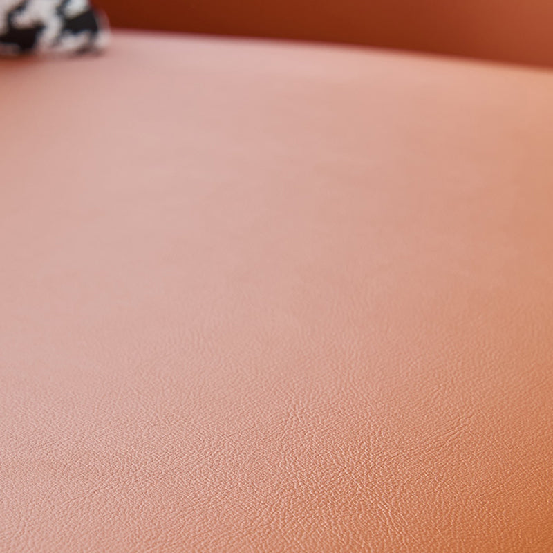 Chaise en faux cuir en cuir 30,31 "L x 37,79" W x 34,64 "H Chaise d'armes pour le salon