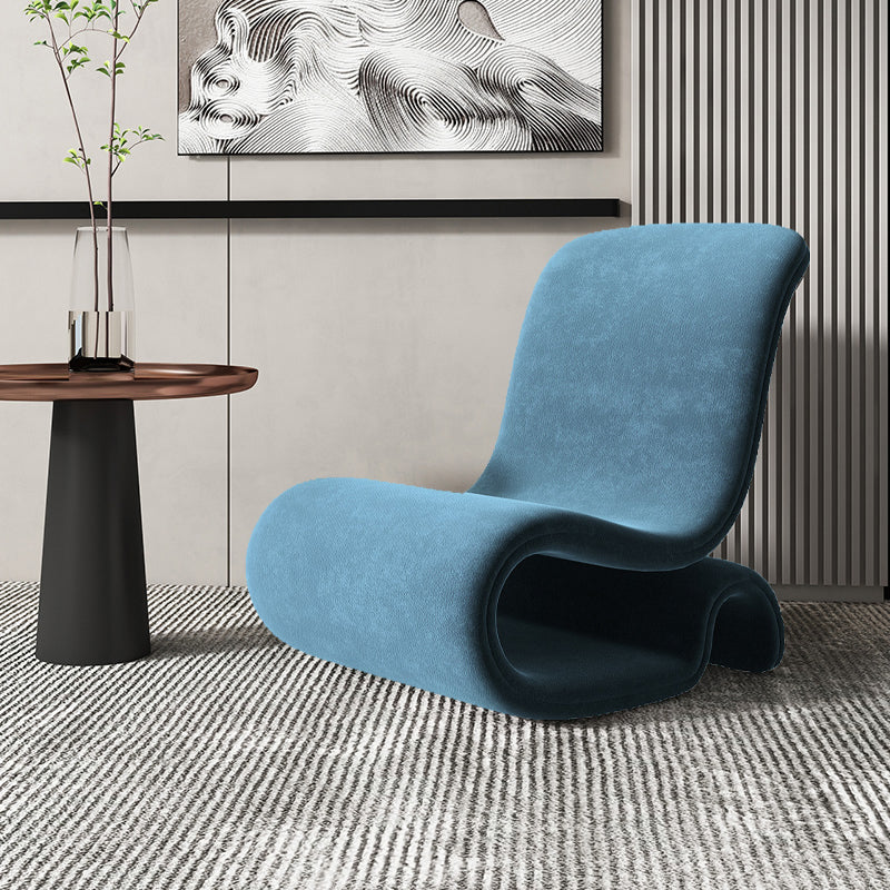 Sedia in velluto 25.97 "l x30.7" w x39.3 "H sedia a braccioless per soggiorno