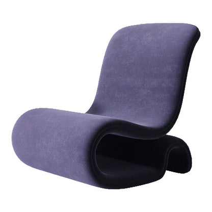 Chaise en velours 25,97 "L x30.7" W x39.3 "H Vaiseuse sans bras pour le salon