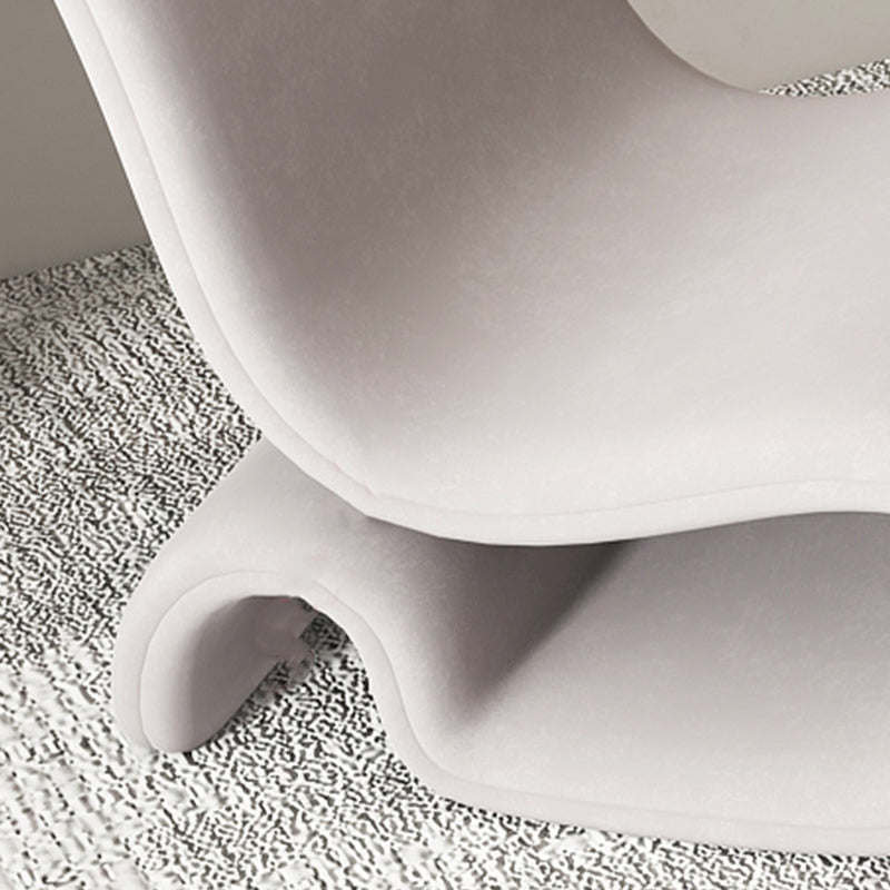 Sedia in velluto 25.97 "l x30.7" w x39.3 "H sedia a braccioless per soggiorno