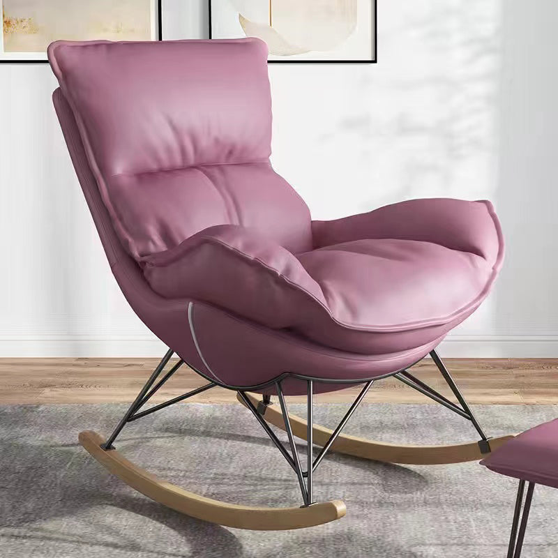 26.7 "L X37.4" W X32.2 "H Sewn Pillow Back Sled Stoel voor de woonkamer