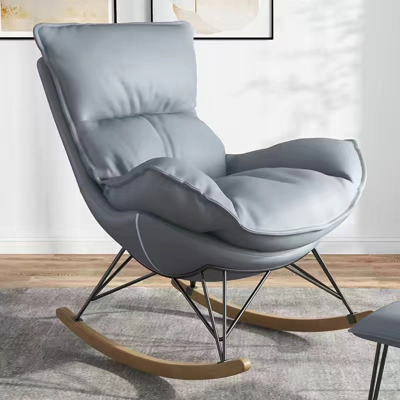 26.7 "L X37.4" W X32.2 "H Sewn Pillow Back Sled Stoel voor de woonkamer