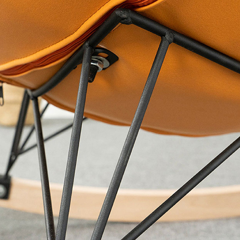 26.7 "L X37.4" W X32.2 "H Sewn Pillow Back Sled Stoel voor de woonkamer