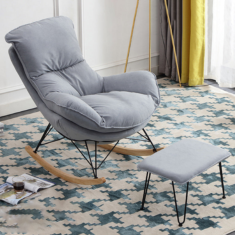 26.7 "L X37.4" W X32.2 "H Sewn Pillow Back Sled Stoel voor de woonkamer