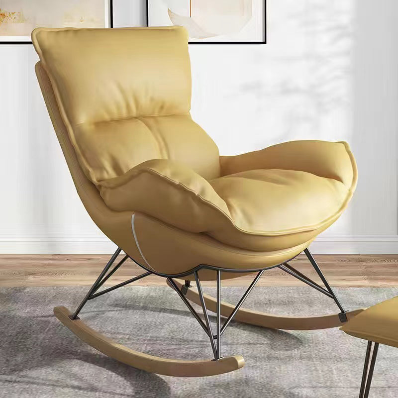 26.7 "L X37.4" W X32.2 "H Sewn Pillow Back Sled Stoel voor de woonkamer