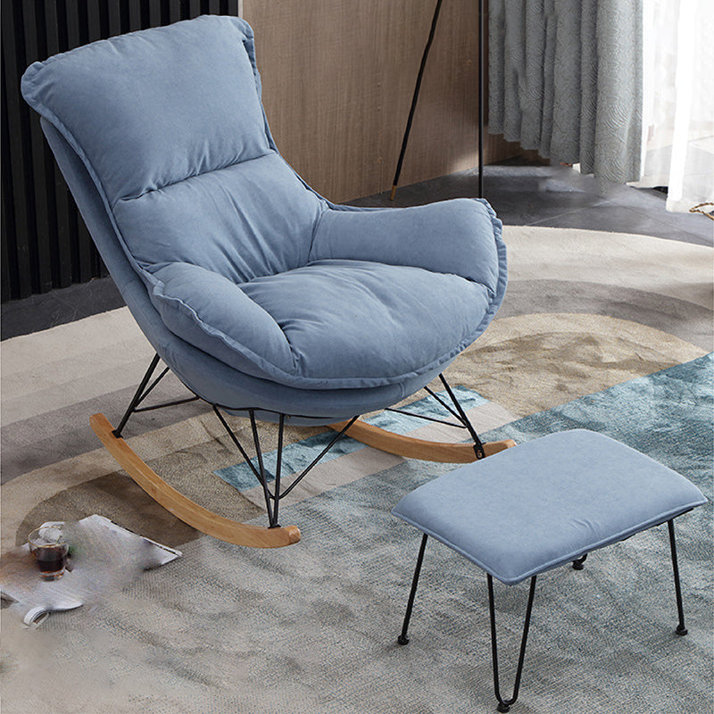 26.7 "L X37.4" W X32.2 "H Sewn Pillow Back Sled Stoel voor de woonkamer