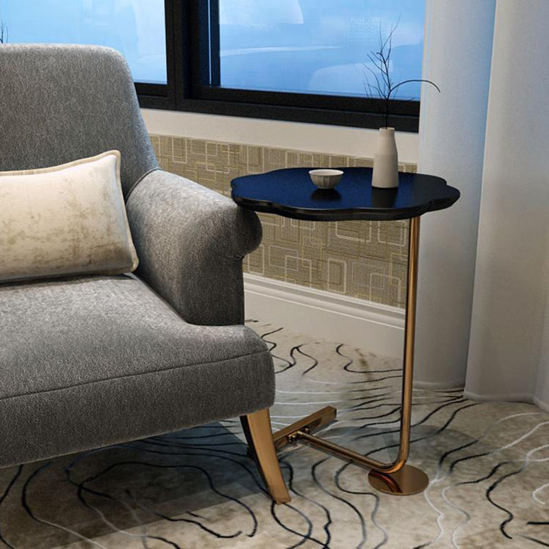 24,4 "tavolo laterale del piedistallo mentale alto nero/bianco/grigio tavolo di fascia alta a forma naturale naturale