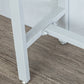 Indoor Wood Counter Wine Table Rectangle Natural and White Bar Height Pub Table Clearhalo 'Bar Furniture' 'Bar Tables' 'bar_tables' 'furn' 'furn_bar_tables' 'Furniture' 'Kitchen & Dining Furniture' 5185286