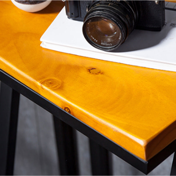 Industrial Square Counter & Bar Stool Metal Natural Counter Height Stool for Cafe Clearhalo 'Bar Furniture' 'Bar Stools' 'bar_stools' 'furn' 'furn_bar_stools' 'Furniture' 'Kitchen & Dining Furniture' 5185412