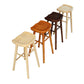 Coffee Shop Simple Wood Barstool Wood 4 Legs Bar Stool with Pedal Base