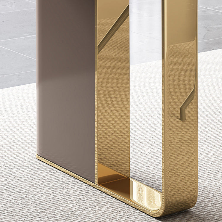 Luxury Sintered Stone Top Dining Set Rectangle 1/4/5/6/7 Pieces Dining Room Table Set