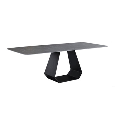 Modern Sintered Stone Top Dining Set Rectangle 1/3/4/6/7 Pieces Dining Room Table Set