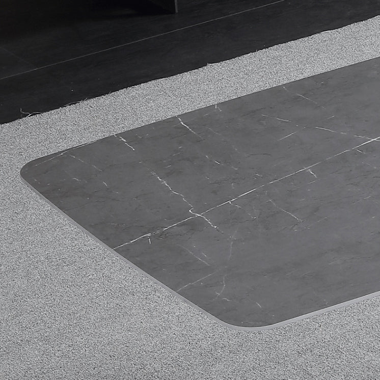 Modern Sintered Stone Top Dining Set Rectangle 1/3/4/6/7 Pieces Dining Room Table Set