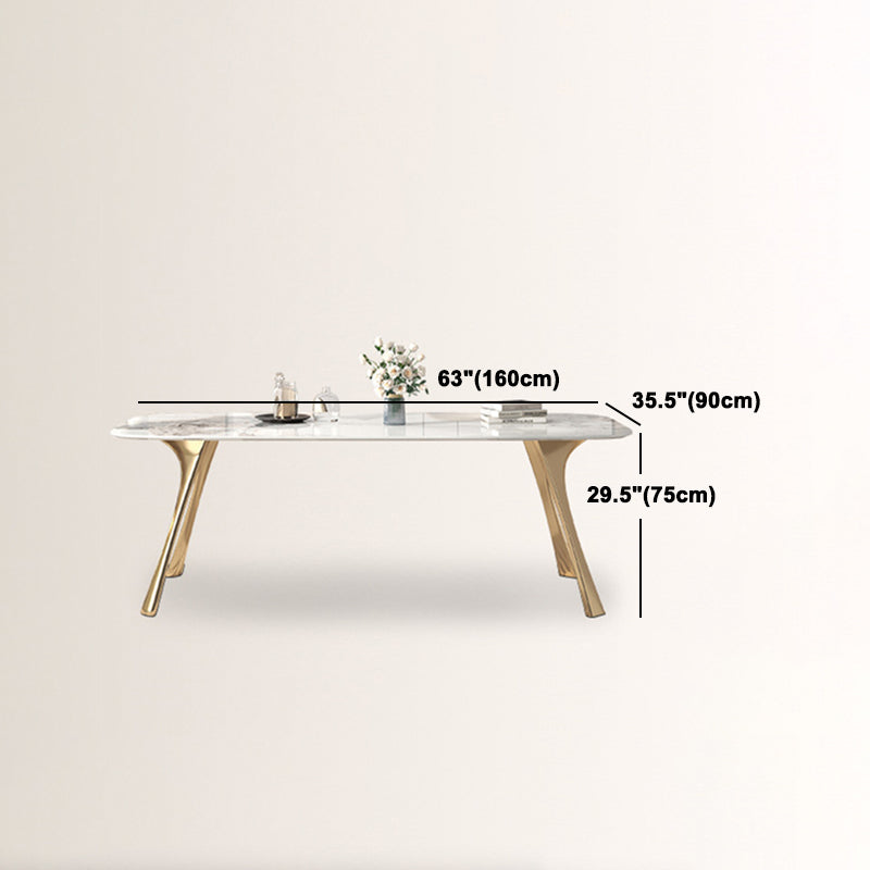 Nordic Glam Sintered Stone Round Table Set 1/4/5/7 Pieces Dining Set