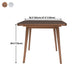 Round Dining Site Table Simplicity Style Drop-Leaf Furniture with 4-foot