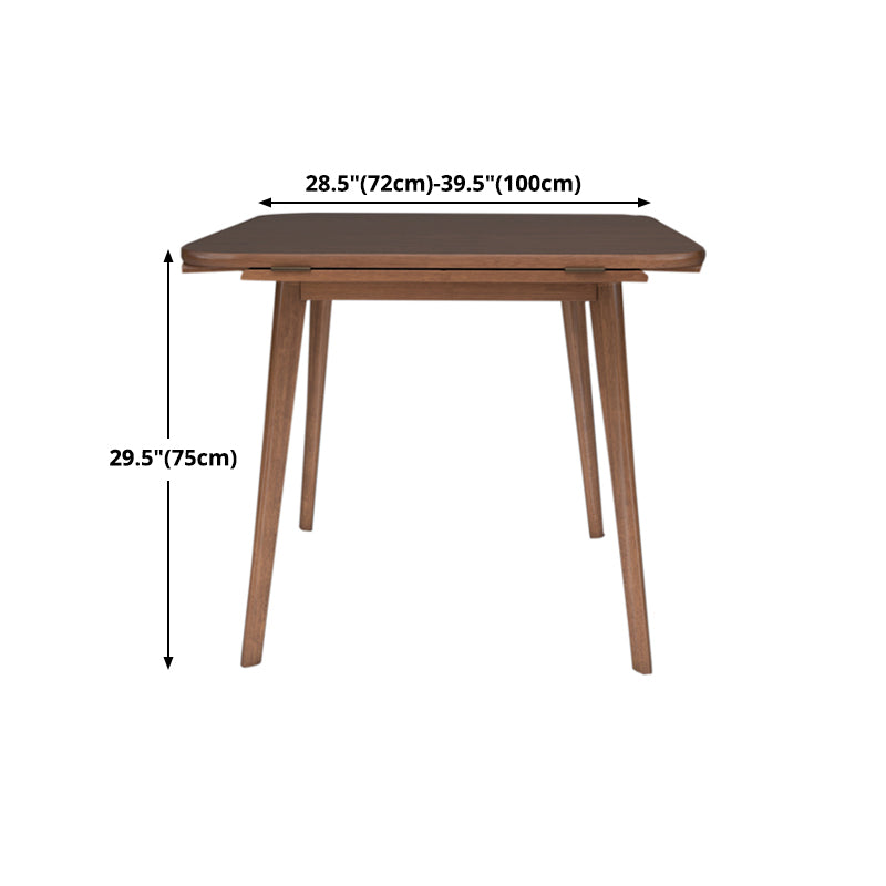 Round Dining Site Table Simplicity Style Drop-Leaf Furniture with 4-foot