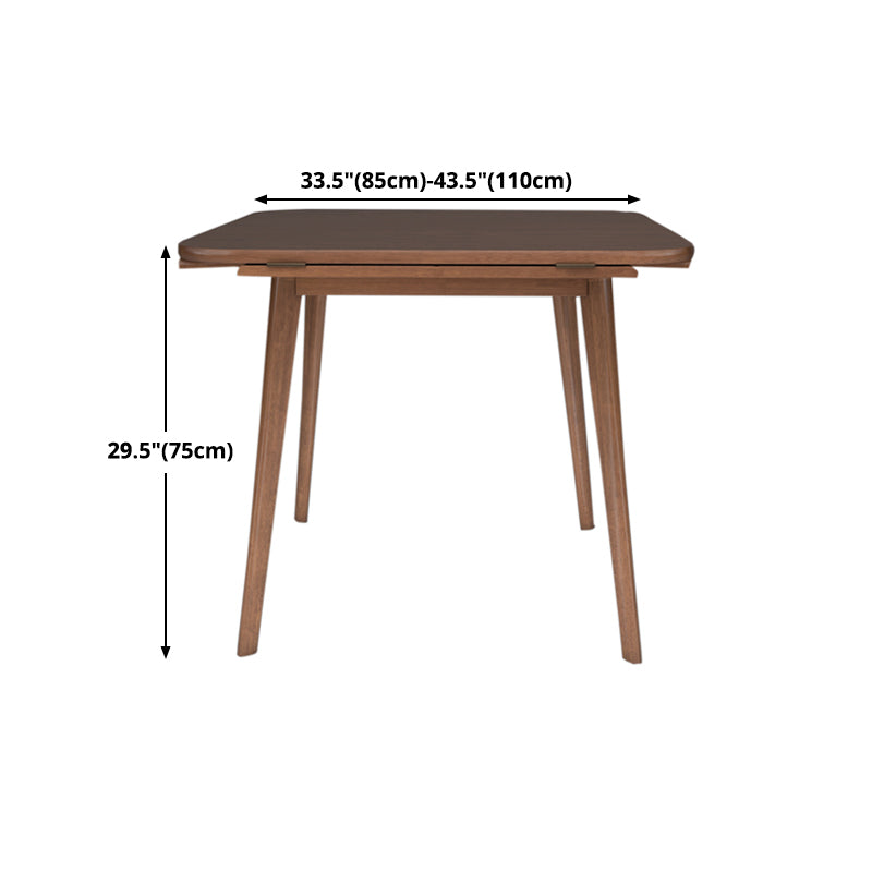 Round Dining Site Table Simplicity Style Drop-Leaf Furniture with 4-foot