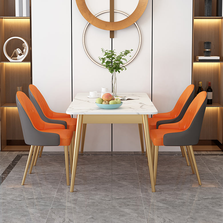 Traditionele luxe rechthoekige eetcollectie 4-voet thuismeubilair