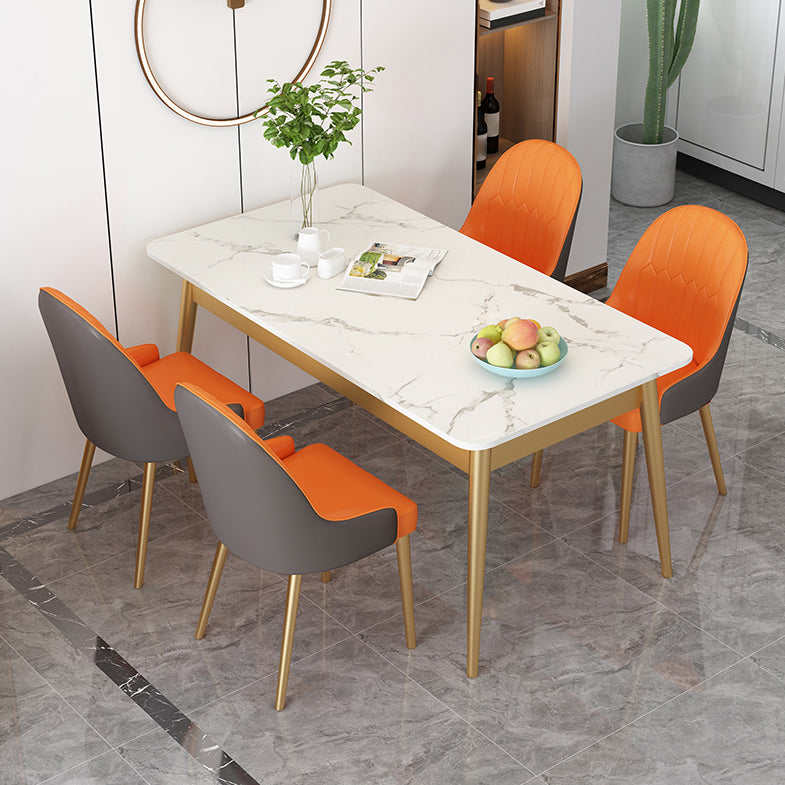 Traditionele luxe rechthoekige eetcollectie 4-voet thuismeubilair