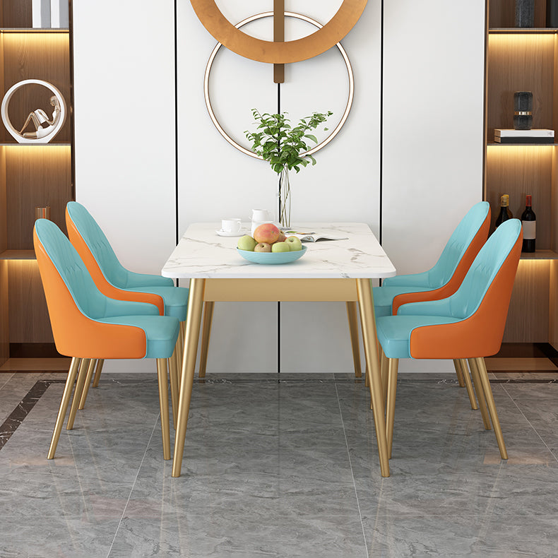 Traditionele luxe rechthoekige eetcollectie 4-voet thuismeubilair