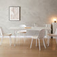 Sintered Stone Top Acrylic Base Dining Table Contemporary Rectangle Table for Home