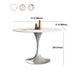 Sintered Stone Home Dining Table Modern Pedestal Dining Room Table