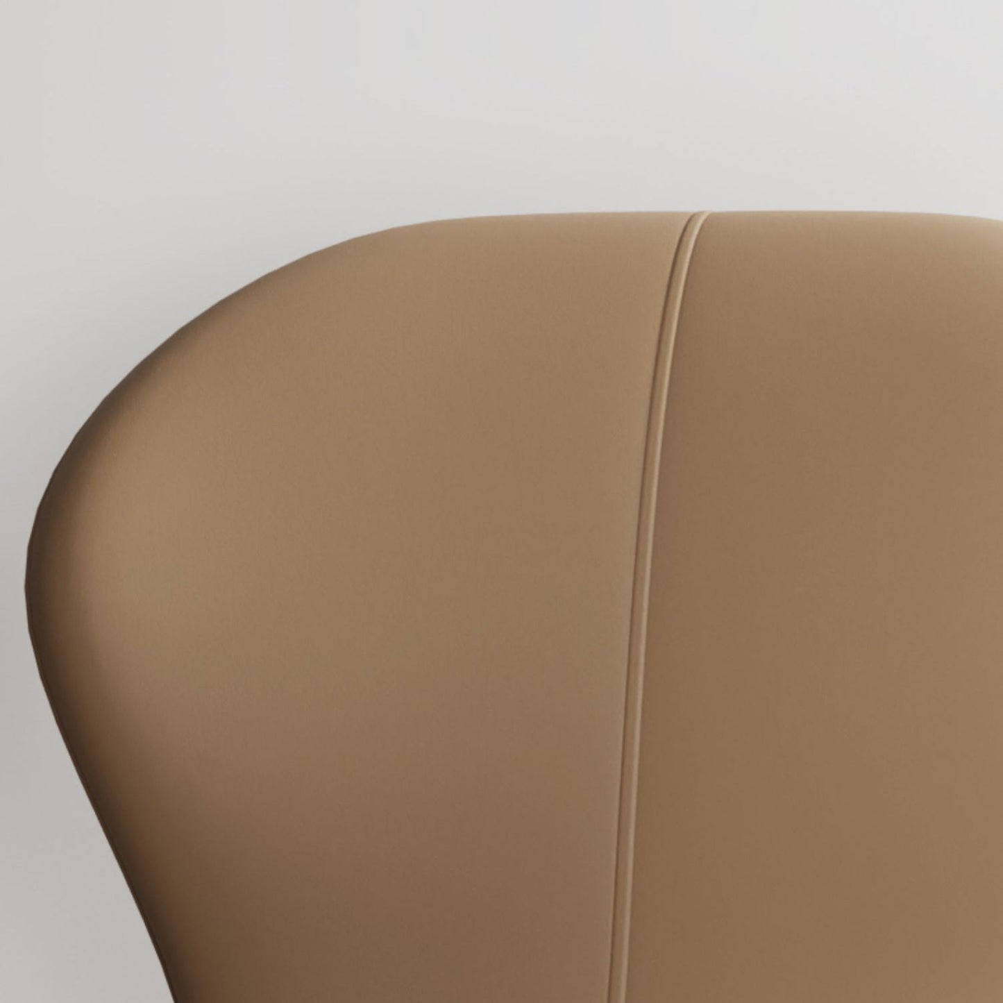 Indoor Modern Upholstered Dining Chair Matte Finish Solid Back Side Chair